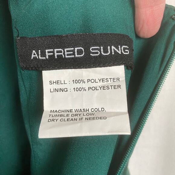 ALFRED SUNG Green Maxi Dress - Picture 14 of 16
